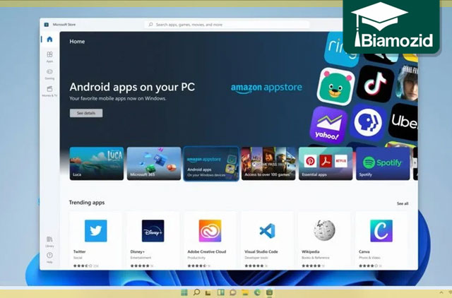 اجرای برنامه‌ اندروید بر روی ویندوز 11