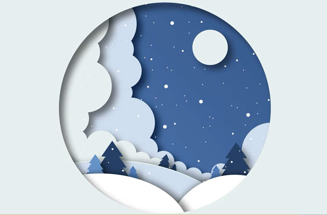 طراحی زمستان کریسمس