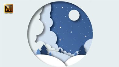 طراحی زمستان کریسمس