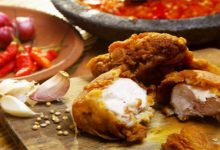 گرم کردن مرغ سرخ شده